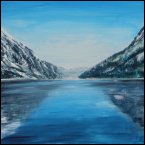 Archiv | Achensee Tirol Acryl auf Aluminium 60x80 cm 2018